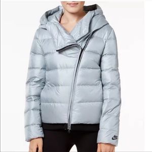 Nike Silver Down Filled Puffer Jacket 